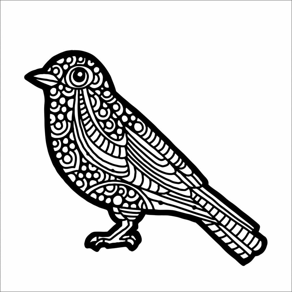 The crafter's workshop • stencil bluebird 30,5x30,5cm