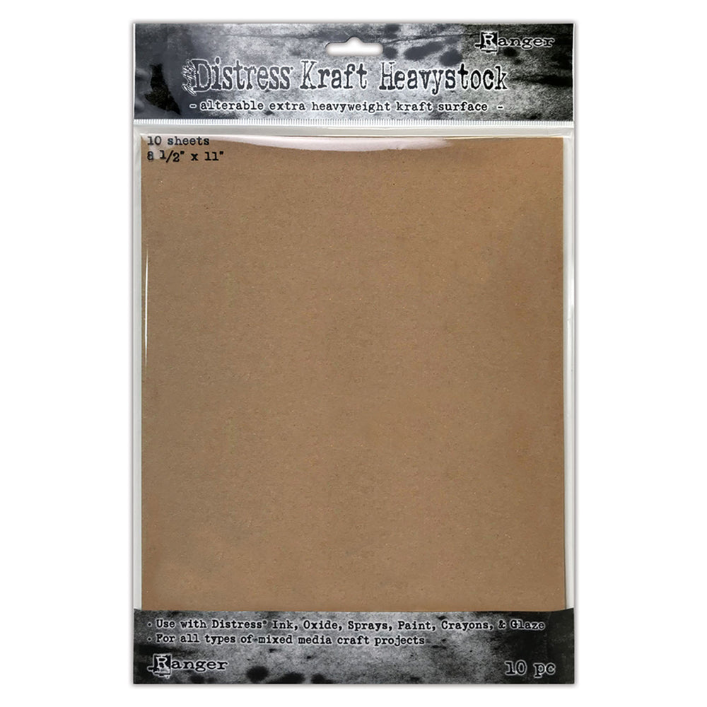 Ranger ink ranger • tim holtz distress mixed media heavystock 20,32x25,40cm kraft