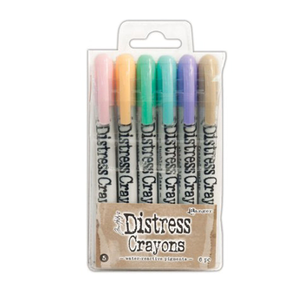 Ranger ink ranger • tim holtz distress crayons set 5 6st.