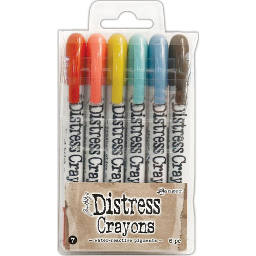 Ranger ink ranger • tim holtz distress crayons set 7 6st.