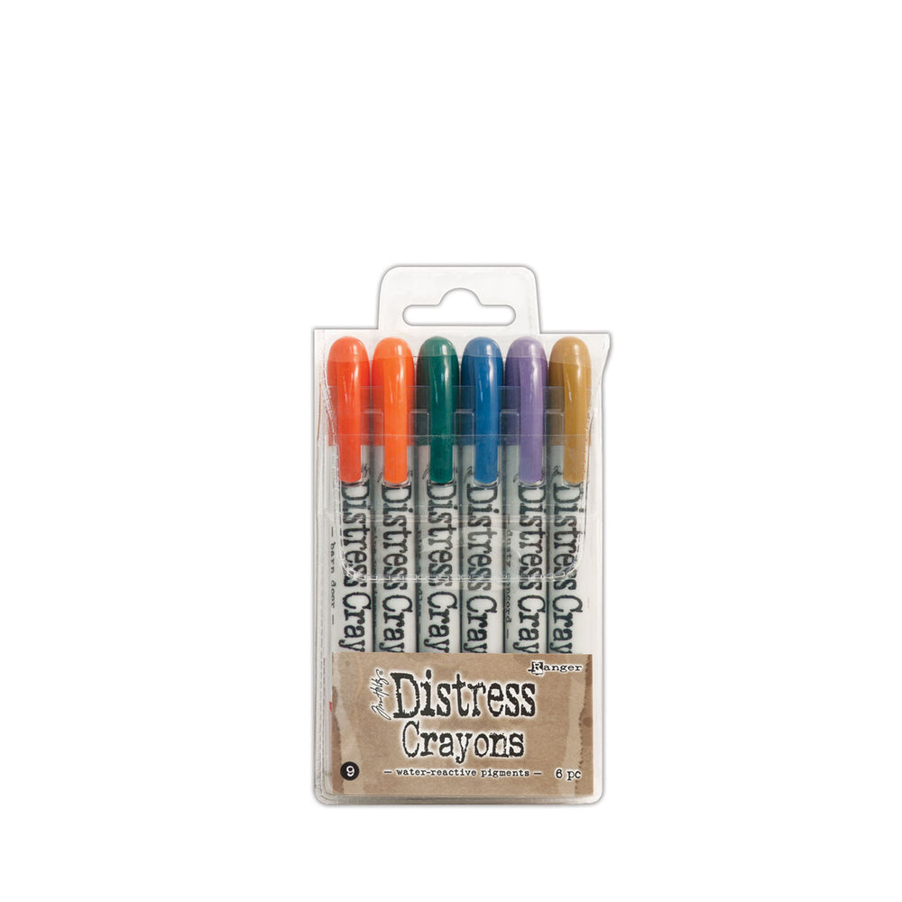Ranger ink ranger • tim holtz distress crayons set 9 6st.
