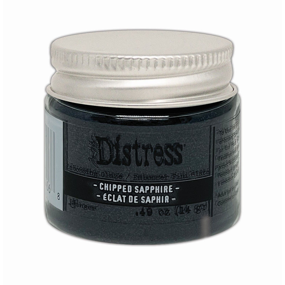 Ranger ink ranger • tim holtz distress embossing glaze chipped sapphire