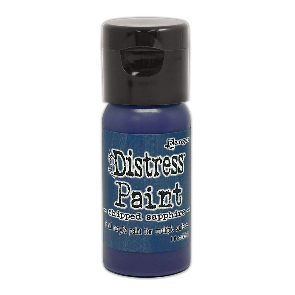 Ranger ink ranger • tim holtz distress flip cap paint chipped sapphire