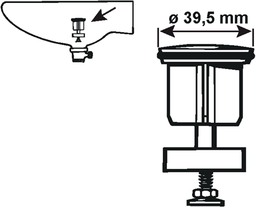 Cornat afvoerkegel excenter-afloop 1 1 4 - tec317409