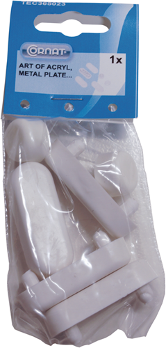 Cornat gummi stop wc-bril art acryl (6st) - tec365023