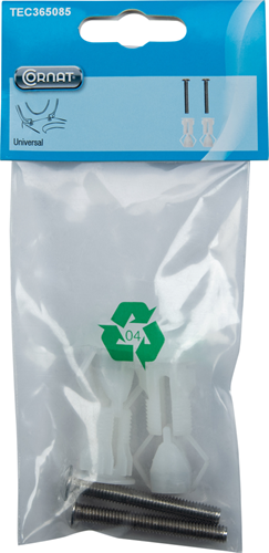 Cornat wc-bril bevestigingset universal pl - tec365085