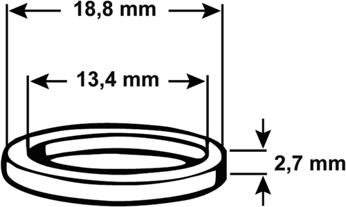 Cornat dichting o-ring grohe 13.4x2.7(4st) - tec380258