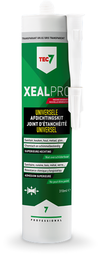 Tec7 xealpro afdichtingskit transparant grijs patroon 310ml - 528007000
