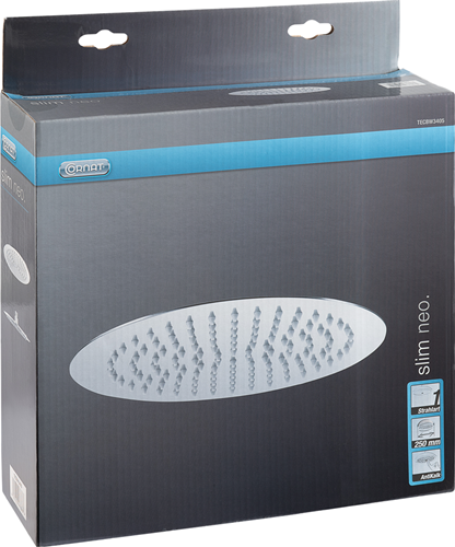 Cornat douchekop slim neo rond ch - tecbw3405