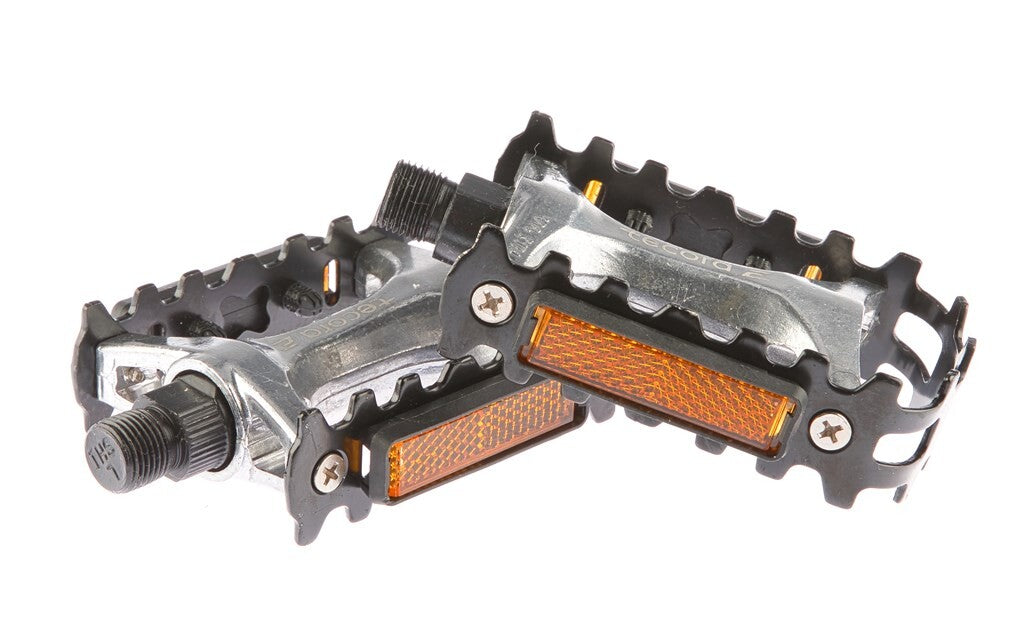 plate-forme pédales 9 16 pouces VTT argent