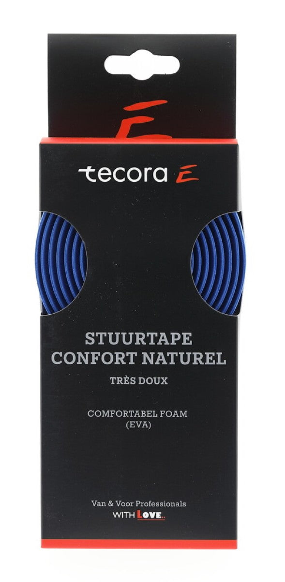 Tecora e stuurlint confort naturel, ø2,5x30mm, 1.8m, blauw
