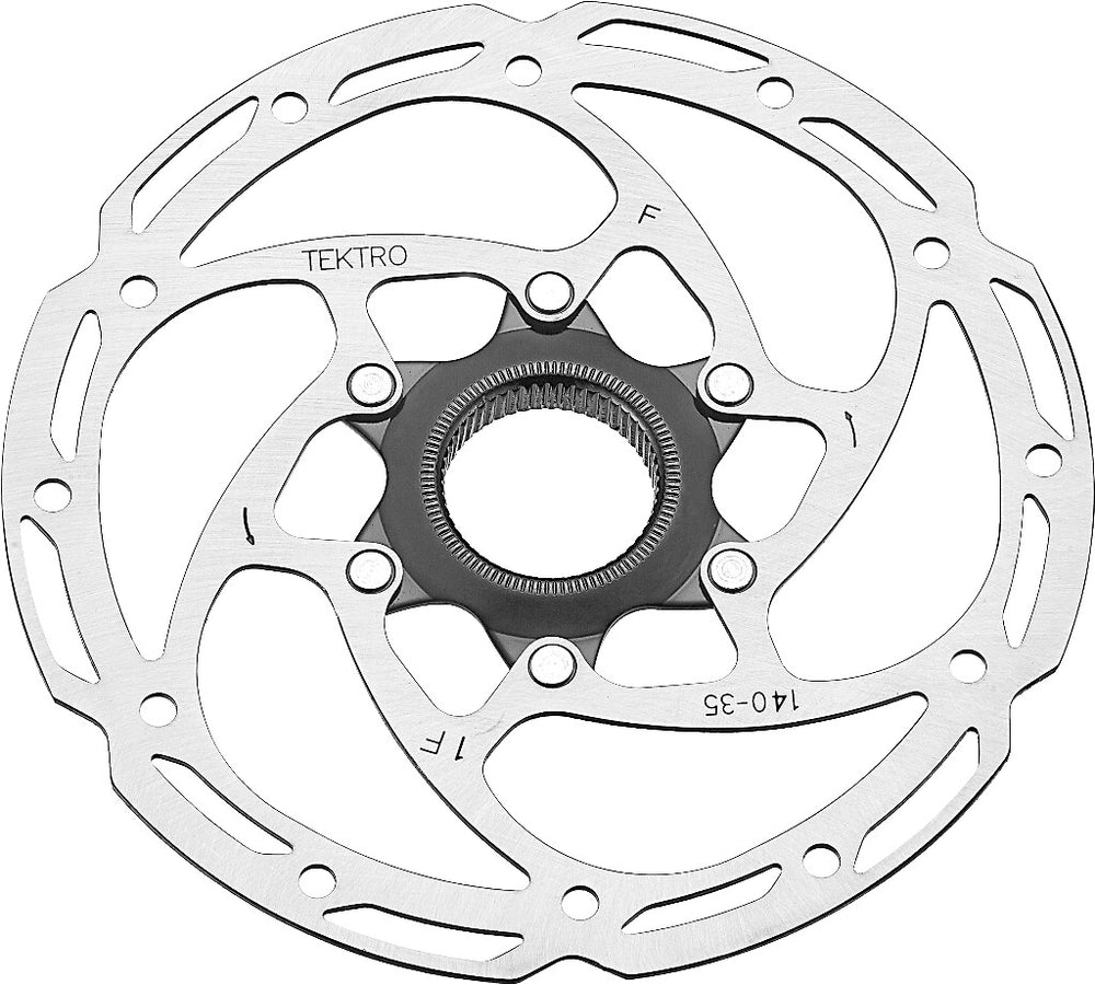 Tektro schijfrem rotor tr140-35 ø140mm, centerlock, zlv