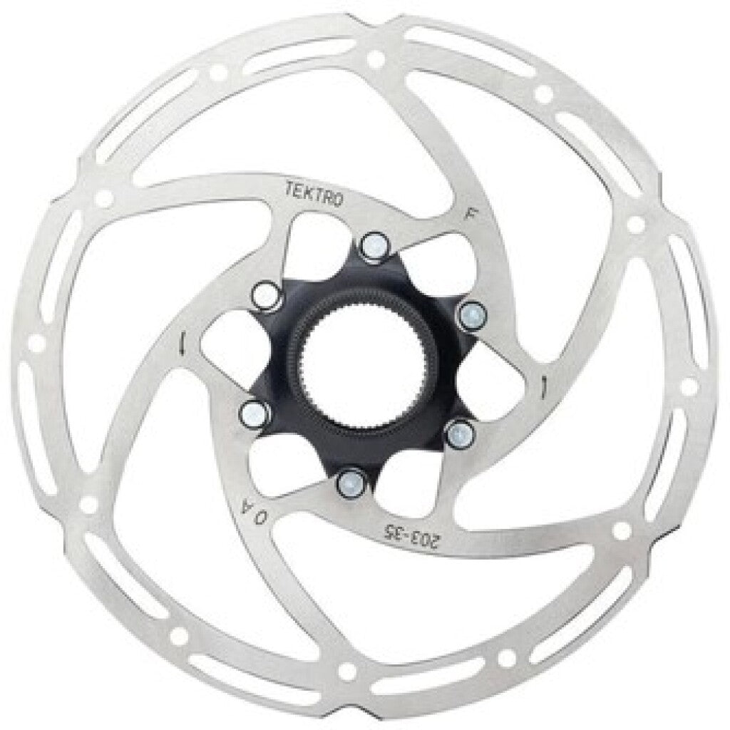 Disque de frein Tektro Tr203-35 ø203mm Centerlock - argent (emballage atelier)