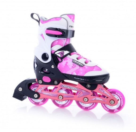 Inlineskates Dasty 82A softboot roze maat 33-36