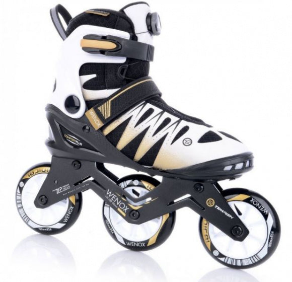 patins à roues alignées Wenox Top 100 botte souple 85A blanc taille 37
