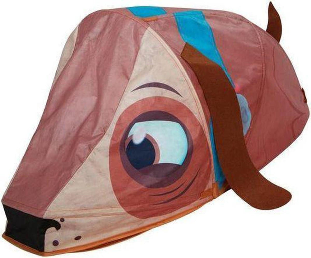 Brandunit puppytent met spelletjes speeltent