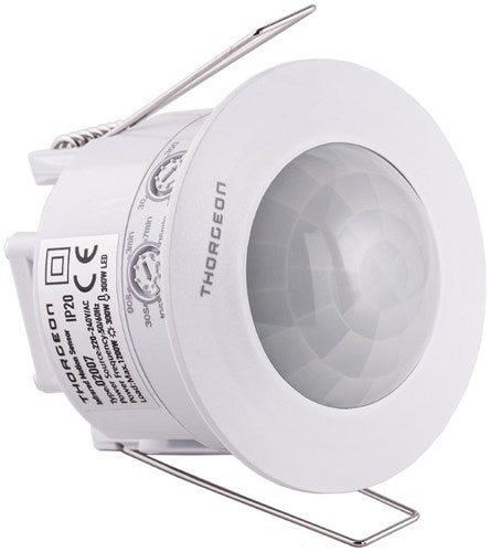 Enzo thorgeon bewegingsmelder inbouw plafond 360 graden plat wit - 3900526