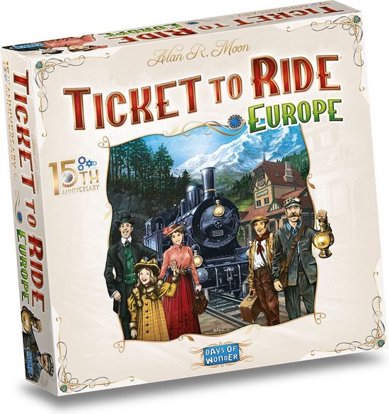 Asmodee Ticket to Ride Europe 15-jarig jubileum NL