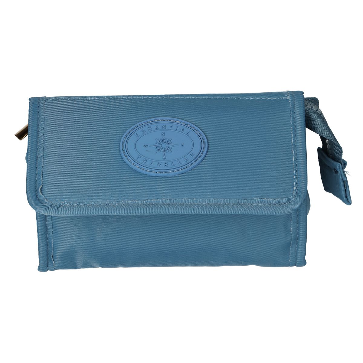 Traveller spiegeltas essentials blauw 16,5cm x 11cm