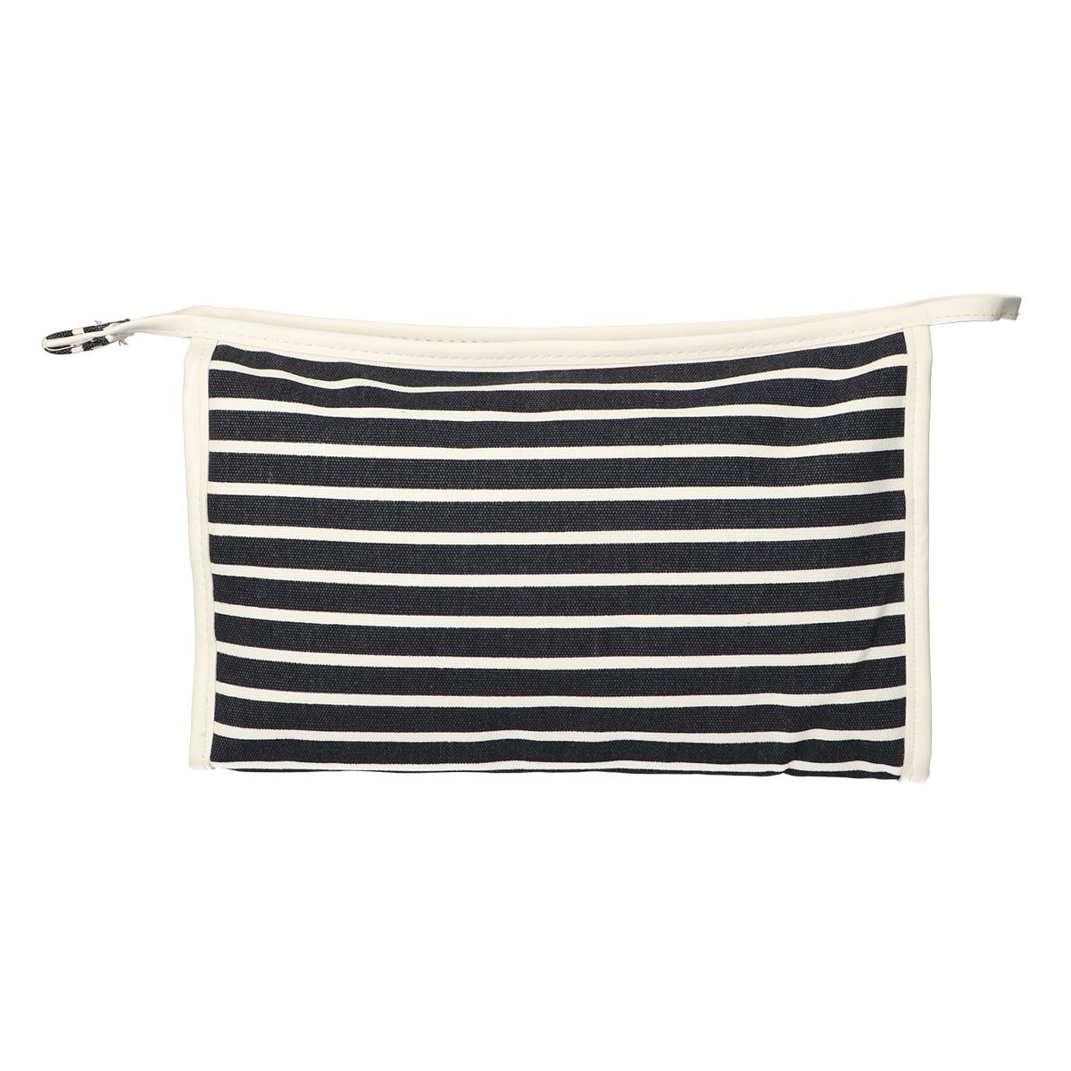Traveller toilettas streep blauw sport klassiek 30x20cm