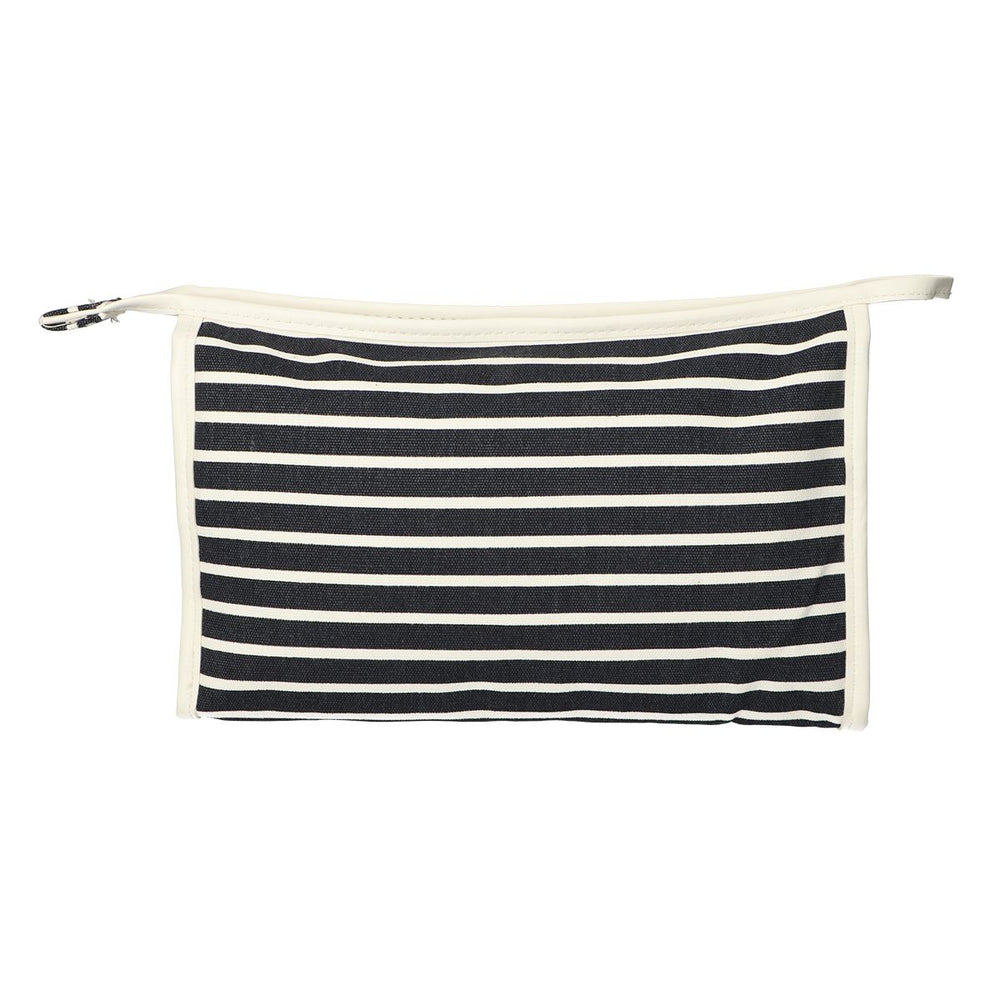 Traveller toilettas streep blauw sport klassiek 30x20cm
