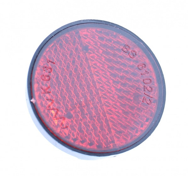 Hi-point achterreflector 41 mm per stuk rood