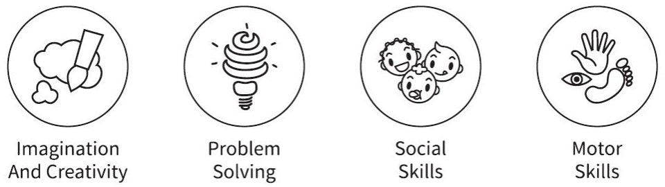 Vier Op Een Rij Educatief Houten Speelgoed 45-delig