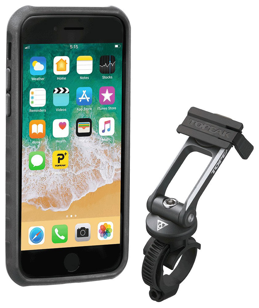 Topeak ridecase iphone 15 pro max incl. beschermhoes bevestiging