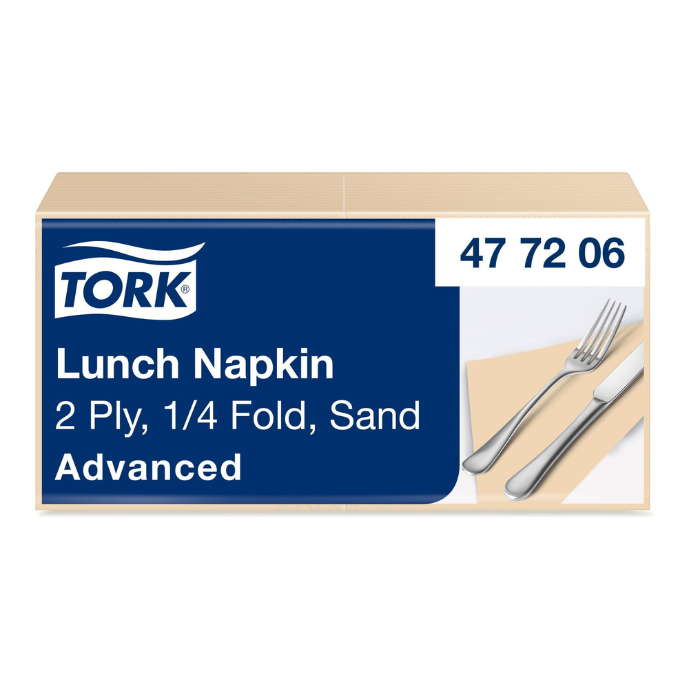 Tork lunch servet zand 33 cm (200 stuks)