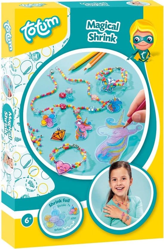 Intro magical shrink jewelry set with shrink film and beads you can make the most beautiful jewelry