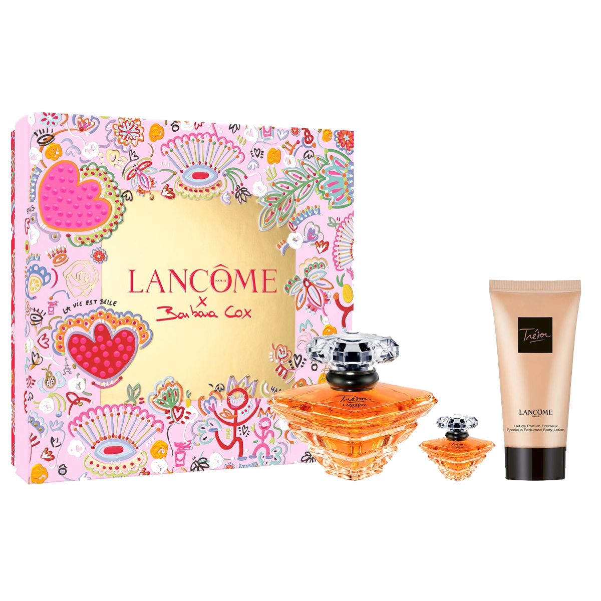 Lancome lancôme tresor geschenkset eau de parfum 30ml + bodylotion 50ml + edp mini 7,5ml