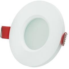 Enzo tronix inbouwspot vast rond 84mm wit ip65 - 5011012