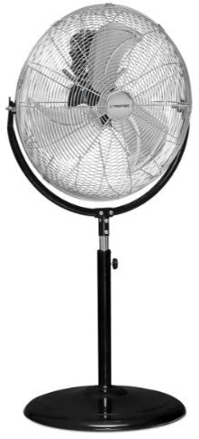 Trotec statiefventilator tvm 18 s zwart | 107 t m 135 cm - tro014349