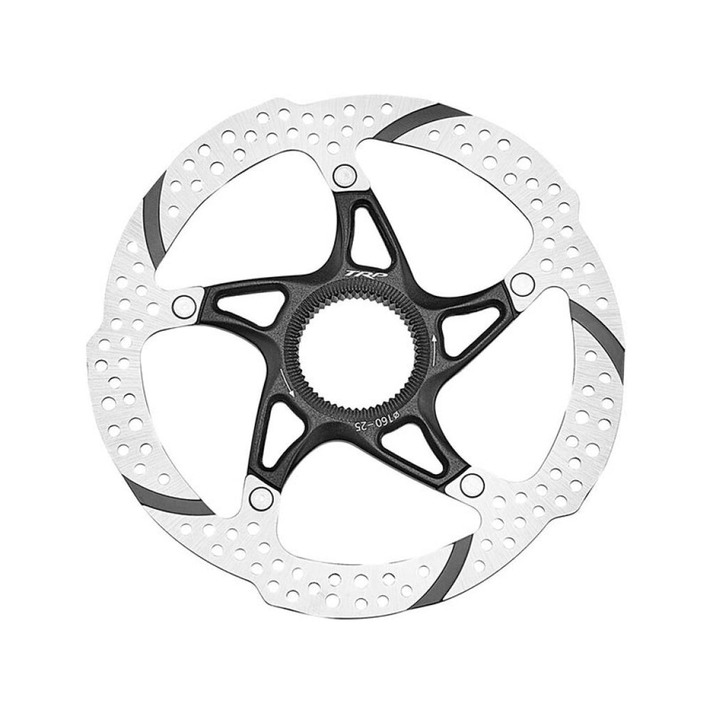 Trp schijfrem rotor tr180-25 ø180mm, centerlock, zilver