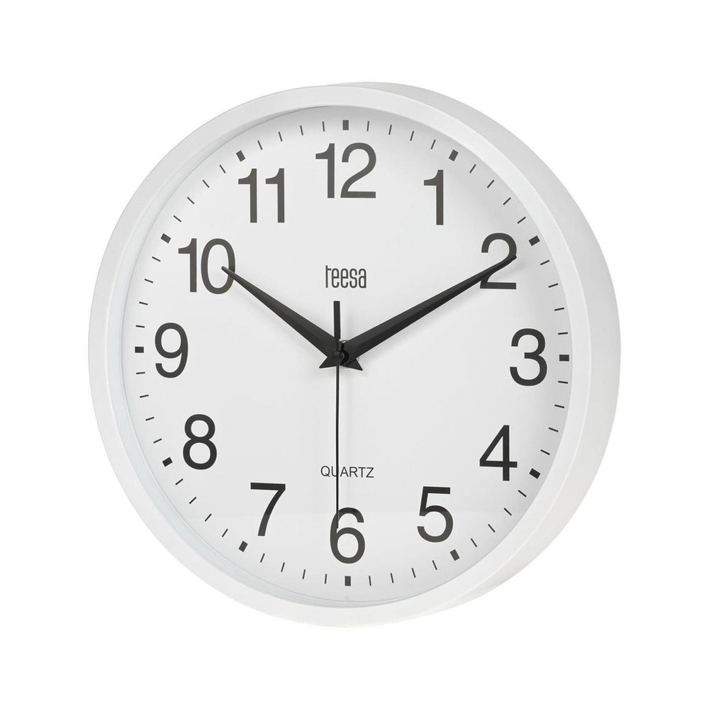 Teesa wandklok ã˜25cm wit wandklok ã˜25cm wit