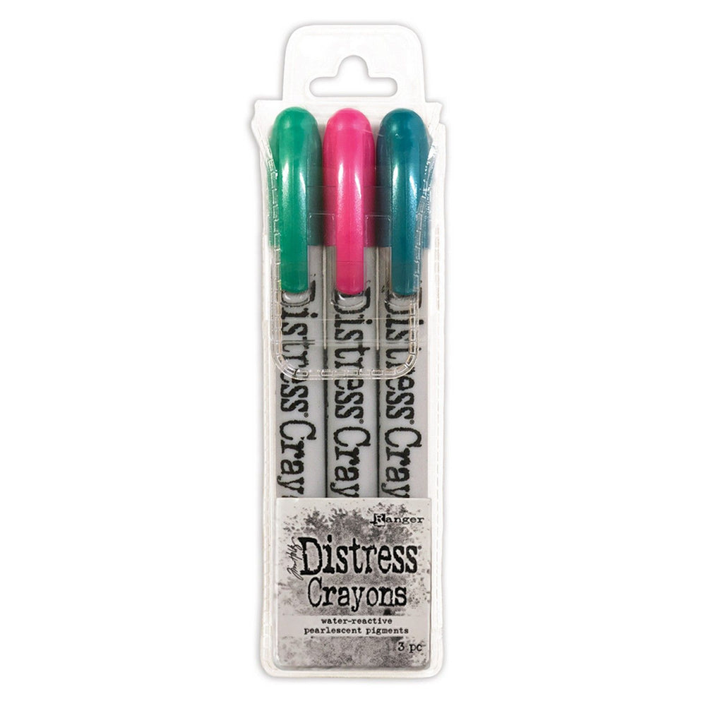 Ranger ink ranger • tim holtz distress pearl crayons holiday set 4