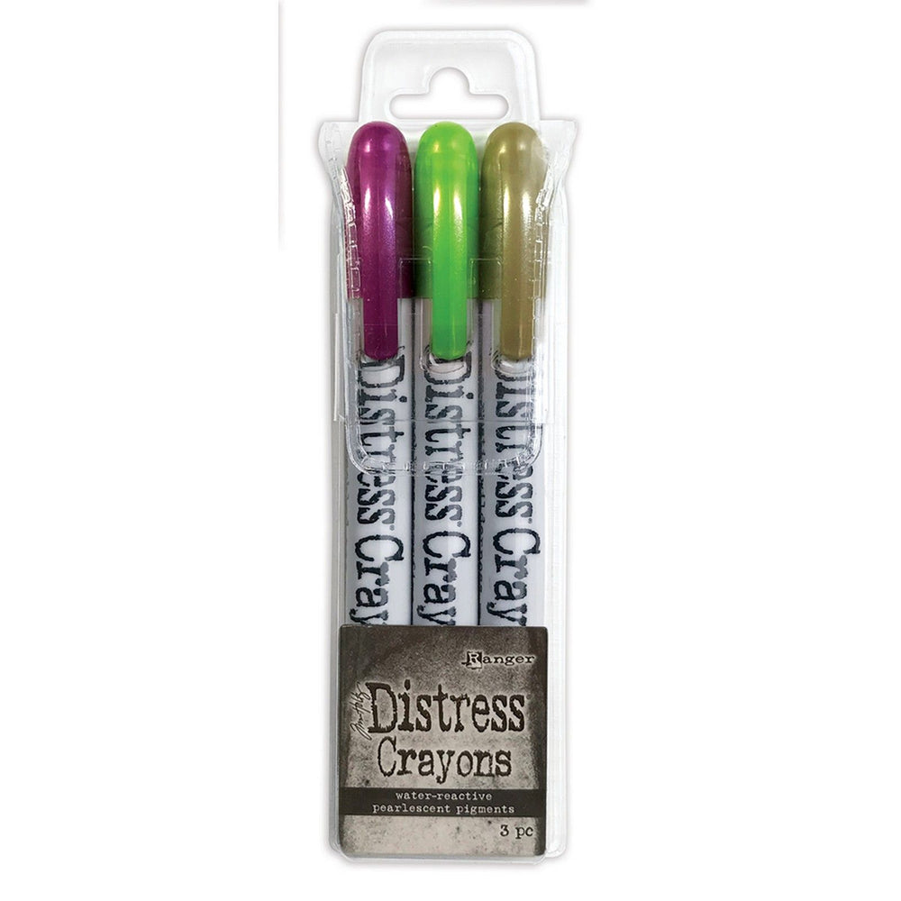 Ranger ink ranger • tim holtz distress pearl crayons halloween set 4
