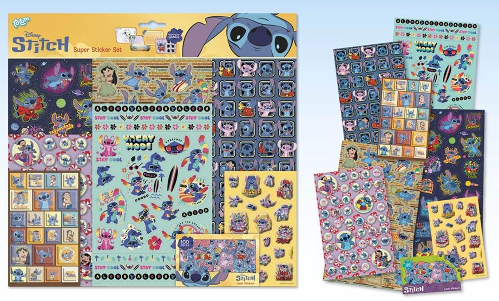Totum stitch super stickerset 8 blaadjes
