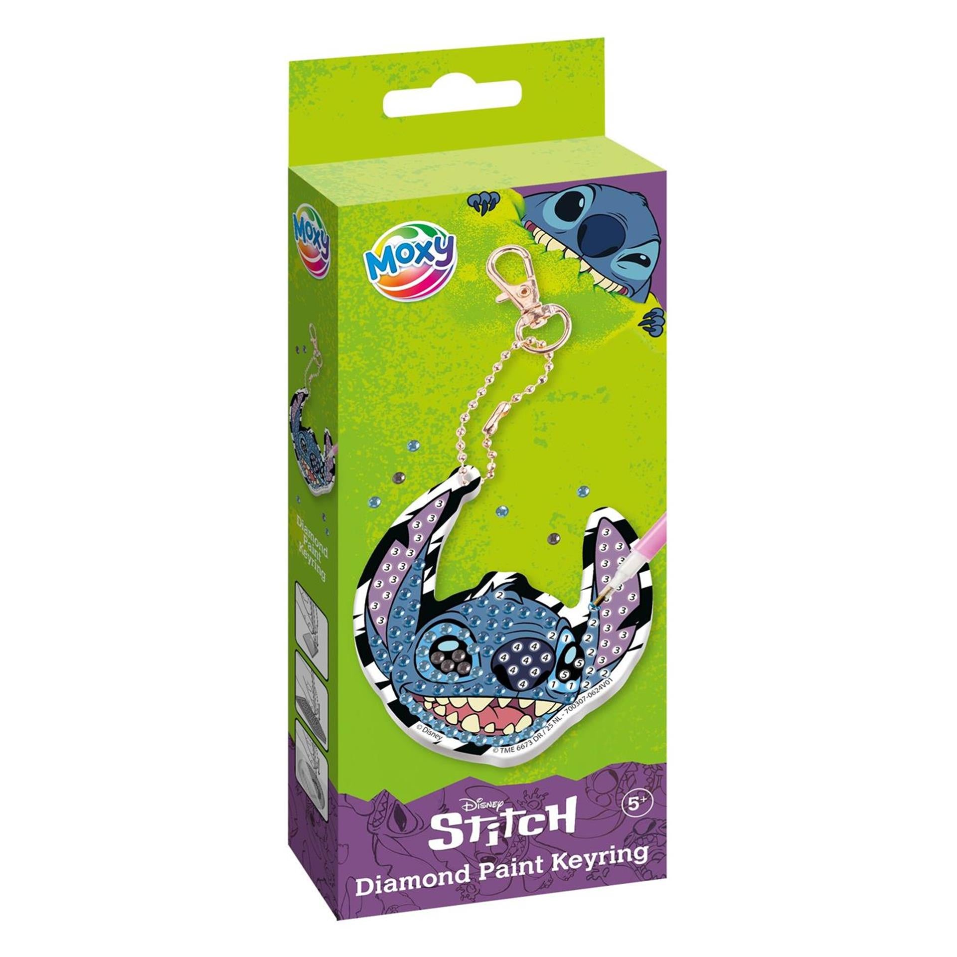 Creatieve knutselgroep steek diamant schilderij sleutelhanger
