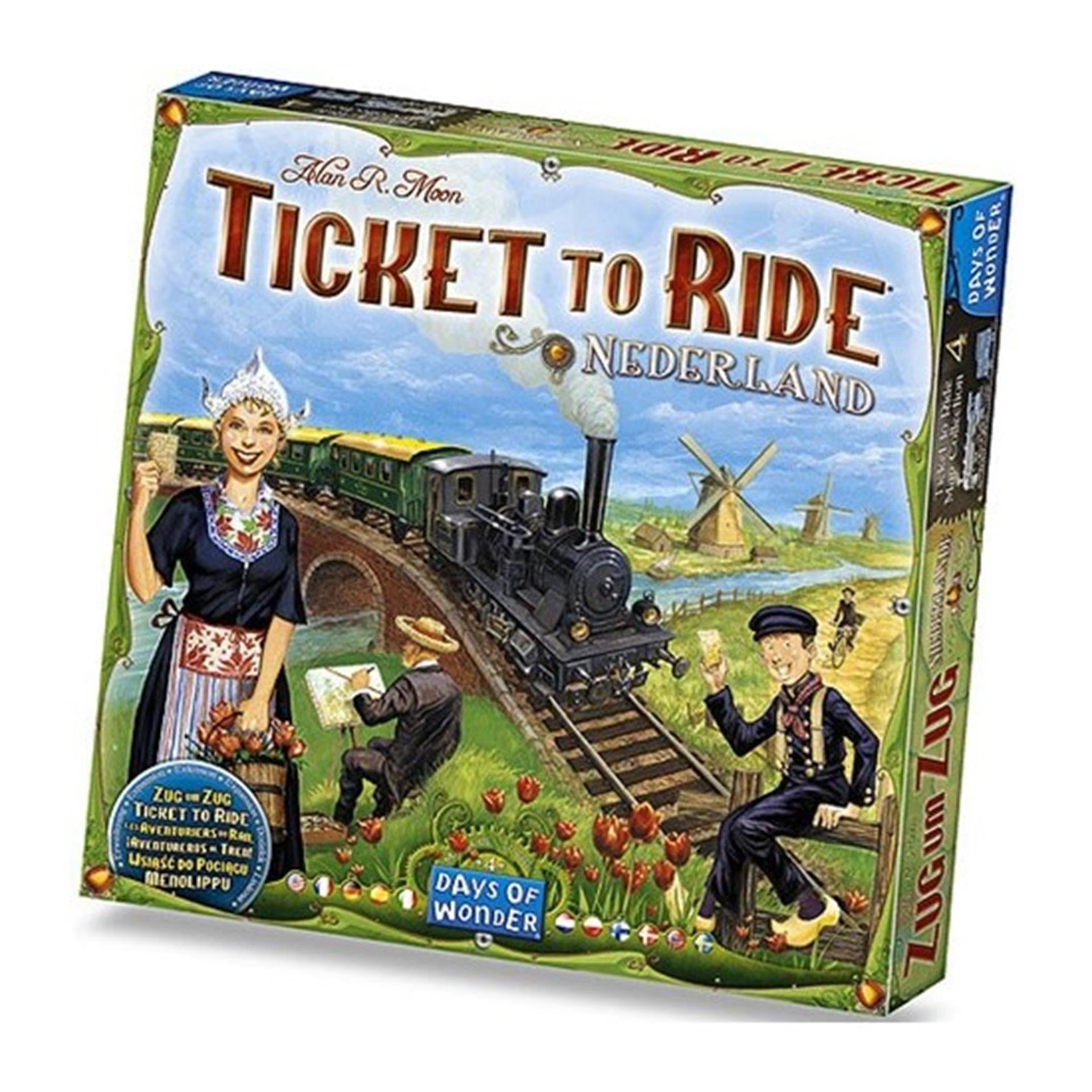 Asmodee ticket to ride nederland days of wonder