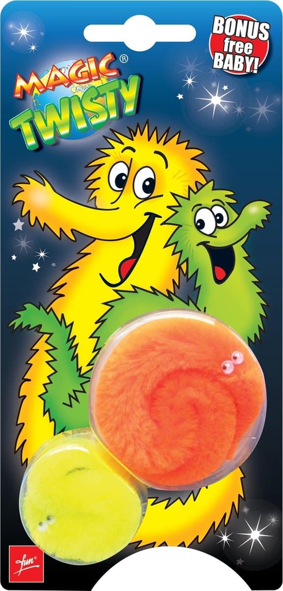 Goliath magic twisty met baby, laat hem onzichtbaar over je hand lopen