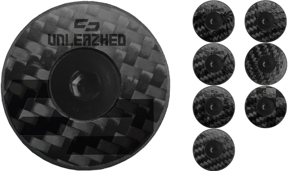 Unleazhed unloose cf01 top cap carbon ahead cap | carved palm