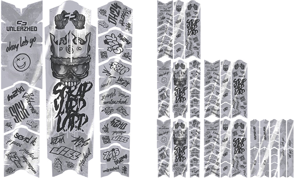 Unleazhed unscratch frame protection film - downhill24 glossy | xxl