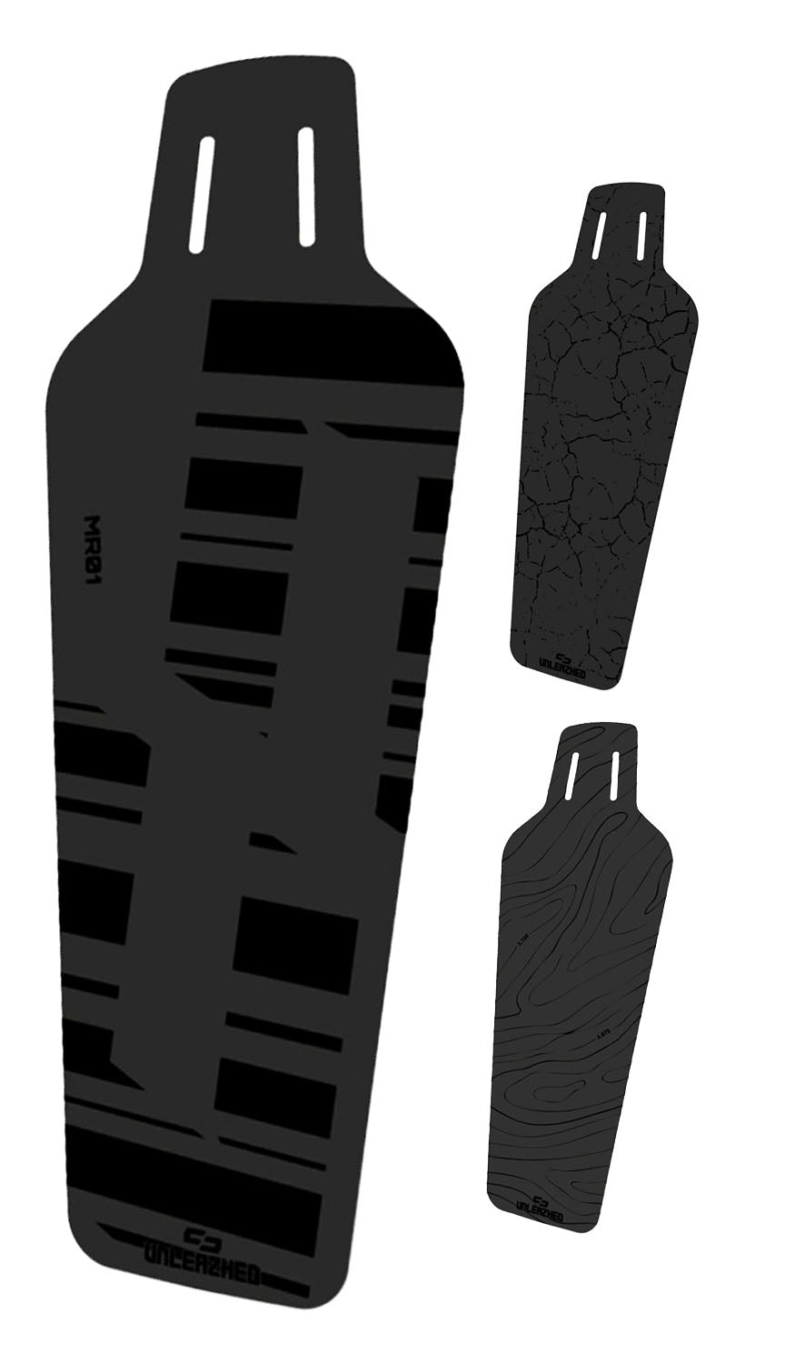 Unleazhed mr01 rear mudguard | topolines black