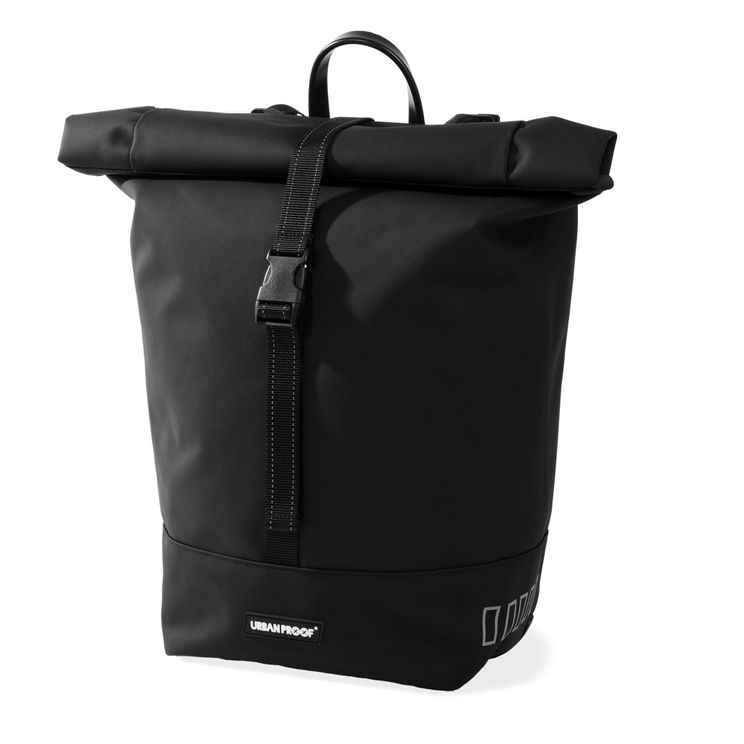 Urbanproof urban proof single rolltop tas 20l zwart gerecycled