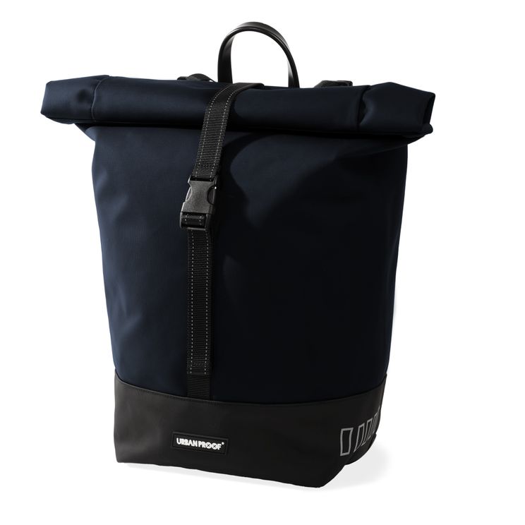 Urbanproof urban proof single rolltop tas 20l blauw gerecycled