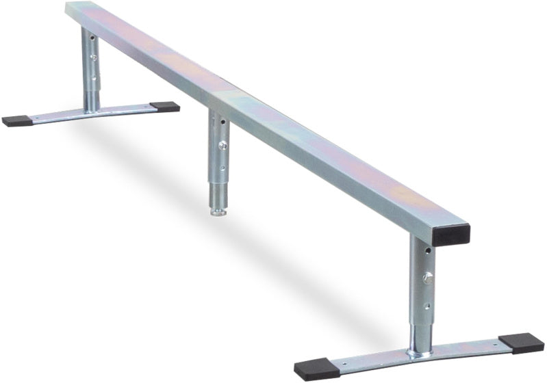 flatbar grindrail 185 cm zilver