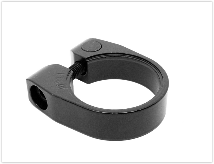 Ursus zadelpenklem ø38.1 mm aluminium - zwart
