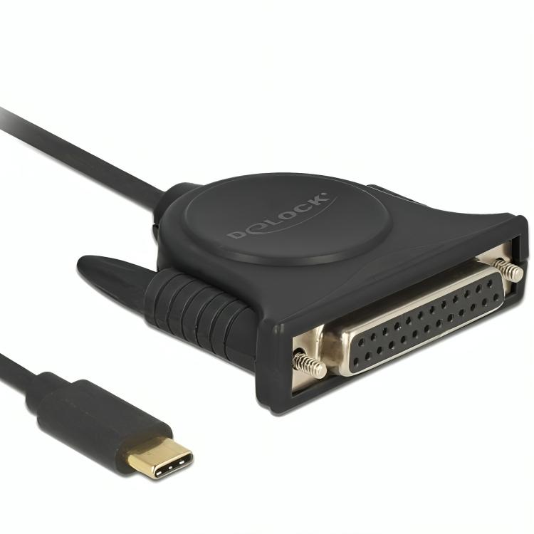 DeLOCK DeLOCK USB-C 2.0 mannelijk > 1 x Parallel DB25 vrouwelijk
