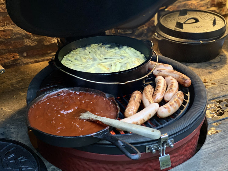 Dutch Oven Braadpan Gietijzer met deksel Ovaal 9 L